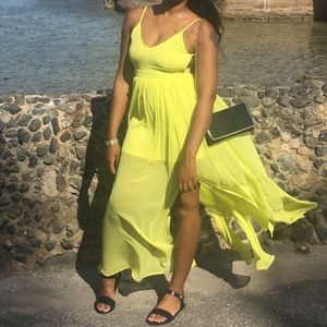 Yellow Vacation Dress